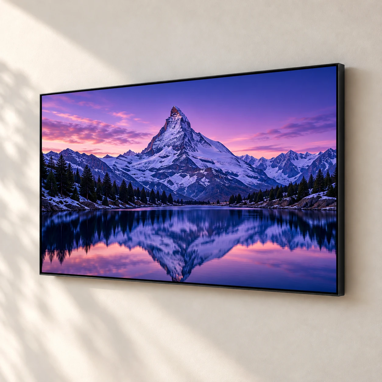 75-inch Wall-mounted LCD reference-based product render