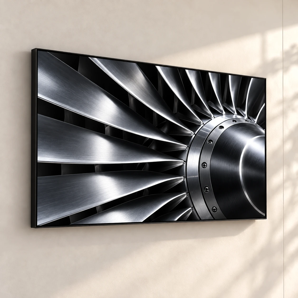 98-inch Wall-mounted LCD reference-based product render